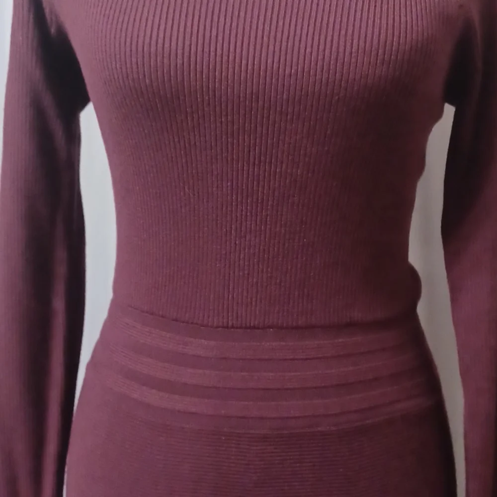 💜NWOT I.N.C International Concepts ribbed sweater dress with zippers size small - Picture 5 of 10